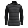 Smartwool Mens Classic Thermal Merino Base Layer 1/4 Zip  -  Small / Black Color Shift