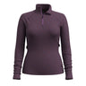 Smartwool Womens Classic Thermal Merino Base Layer 1/4 Zip  -  X-Small / Purple Iris Heather