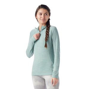 Smartwool Womens Classic Thermal Merino Base Layer 1/4 Zip  - 