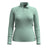 Smartwool Womens Classic Thermal Merino Base Layer 1/4 Zip  -  X-Small / Arctic Green Heather