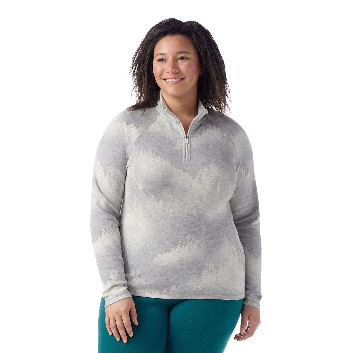 Smartwool Womens Classic Thermal Merino Base Layer 1/4 Zip Plus  - 