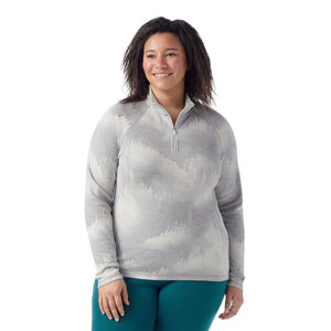 Smartwool Womens Classic Thermal Merino Base Layer 1/4 Zip Plus  - 