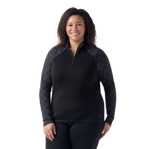 Smartwool Womens Classic Thermal Merino Base Layer 1/4 Zip Plus  - 