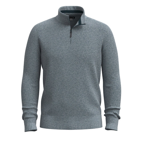 Smartwool Mens Sparwood 1/2 Zip Sweater  -  Small / Twilight Blue Marl