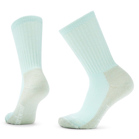 Smartwool Womens Hike Classic Edition Light Cushion Crew Socks  -  Small / Bleached Aqua