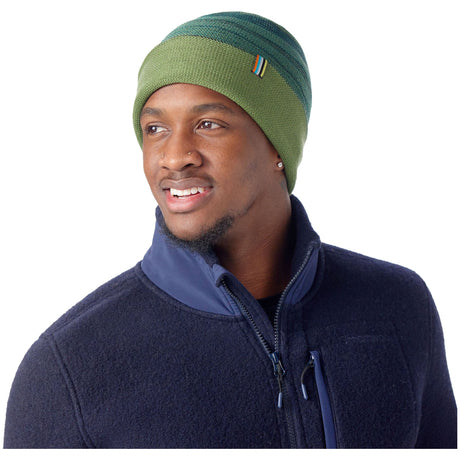 Smartwool Mens Boundary Line Reversible Beanie  - 