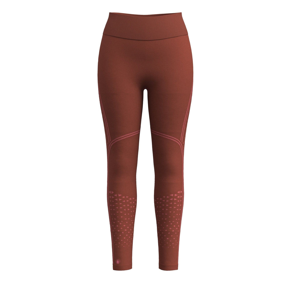 Smartwool Womens Intraknit Active Base Layer Bottoms  -  X-Small / Pecan Brown/Guava Pink