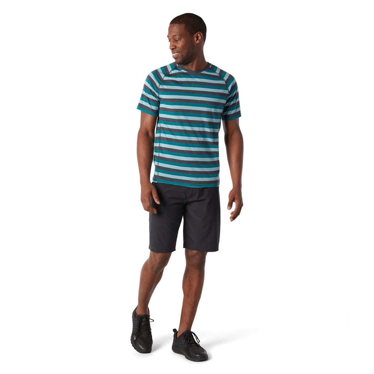 Smartwool Mens Merino 150 Base Layer Striped Short-Sleeve  - 