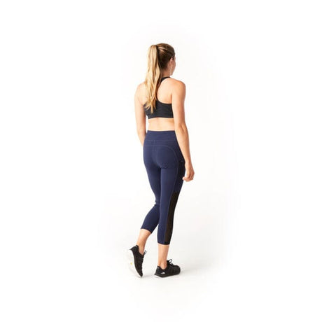 Smartwool Womens Merino Sport Capri  -  Small / Deep Navy