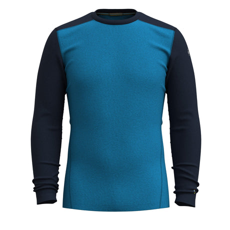 Smartwool Mens Classic Thermal Merino Base Layer Crew  -  Small / Nival Blue/Deep Navy