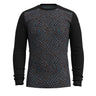 Smartwool Mens Classic Thermal Merino Base Layer Crew  -  Small / Black Retro Line