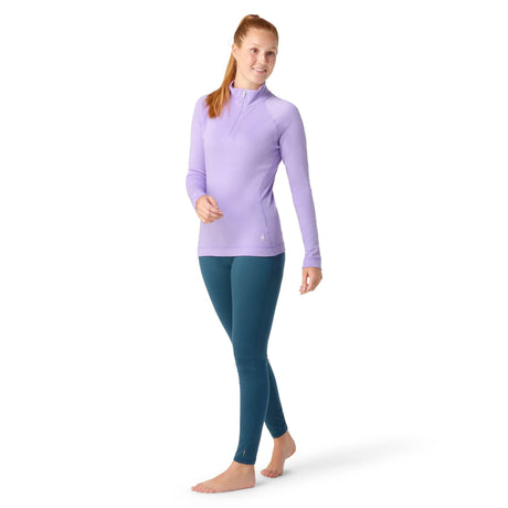 Smartwool Womens Classic Thermal Merino Base Layer 1/4 Zip - Clearance  - 