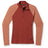 Smartwool Womens Classic Thermal Merino Base Layer 1/4 Zip  -  Medium / Pecan Brown Heather