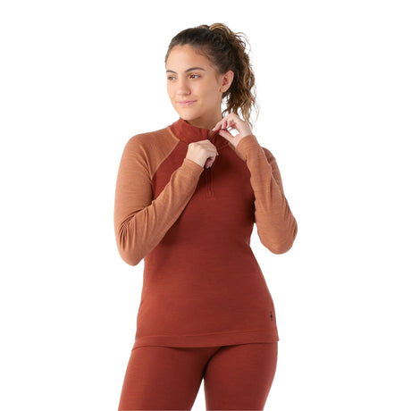 Smartwool Womens Classic Thermal Merino Base Layer 1/4 Zip - Clearance  - 