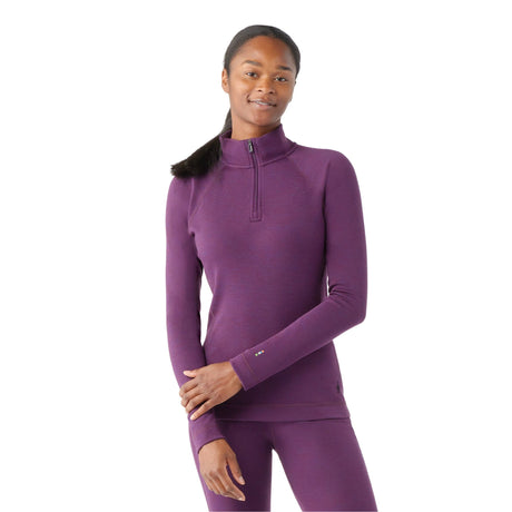 Smartwool Womens Classic Thermal Merino Base Layer 1/4 Zip - Clearance  - 