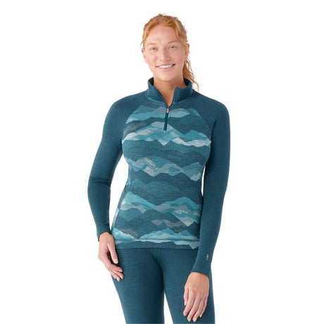 Smartwool Womens Classic Thermal Merino Base Layer 1/4 Zip  - 