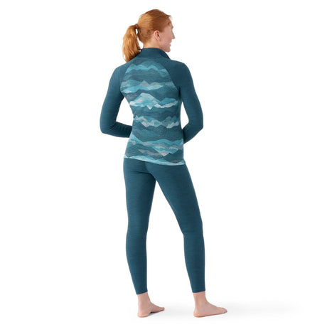 Smartwool Womens Classic Thermal Merino Base Layer 1/4 Zip - Clearance  - 