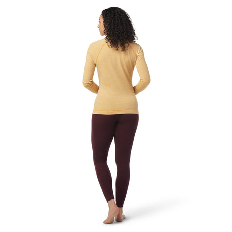 Smartwool Womens Classic Thermal Merino Base Layer Pattern 1/4 Zip  - 