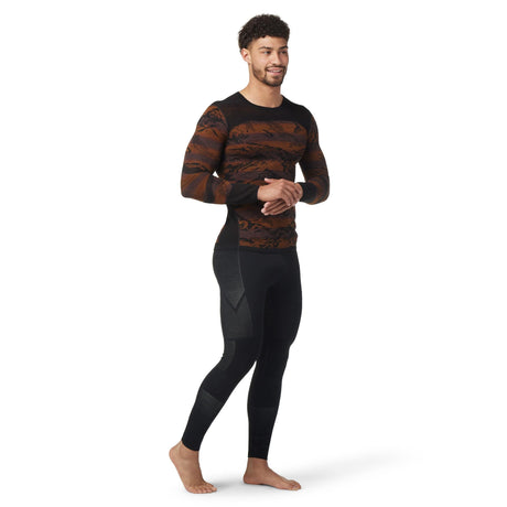 Smartwool Mens Intraknit Thermal Merino Base Layer Pattern Crew  - 