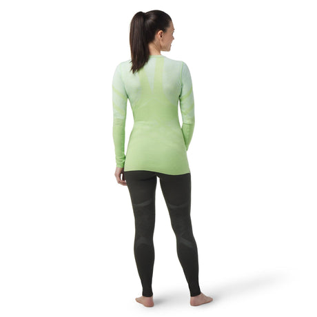 Smartwool Womens Intraknit Thermal Merino Base Layer Pattern Crew  - 