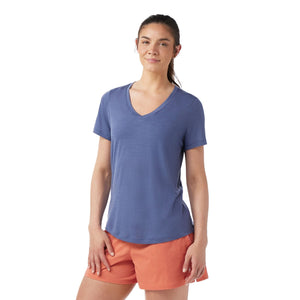 Smartwool Womens Active Ultralite V-Neck Short Sleeve  - 