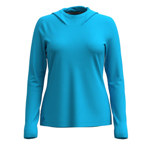 Smartwool Womens Active Ultralite Hoodie  -  X-Small / Pool Blue