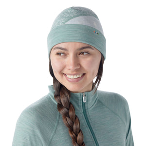 Smartwool Thermal Merino Colorblock Beanie  -  One Size Fits Most / Arctic Green Digi Snow