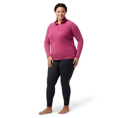 Smartwool Womens Classic Thermal Merino Base Layer 1/4 Zip Plus  - 