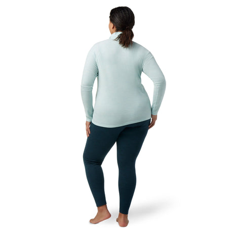 Smartwool Womens Classic Thermal Merino Base Layer 1/4 Zip Plus  - 