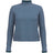 Smartwool Womens Edgewood Mock Neck Sweater  -  Small / Violet Blue Marl