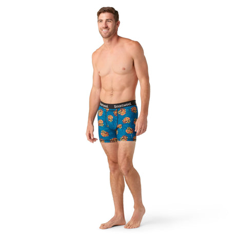 Smartwool Mens Merino Print Boxer Brief  - 