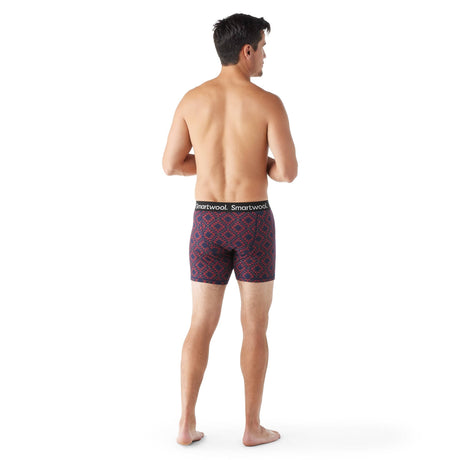 Smartwool Mens Merino Print Boxer Brief  - 