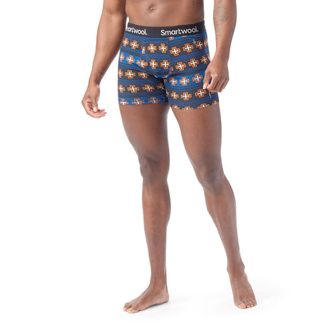 Smartwool Mens Merino Print Boxer Brief  - 