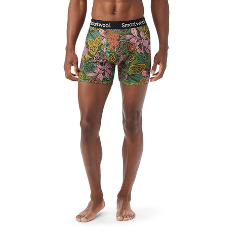 Smartwool Mens Merino Print Boxer Brief  - 