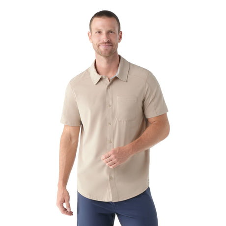 Smartwool Mens Printed Short-Sleeve Button Down  - 