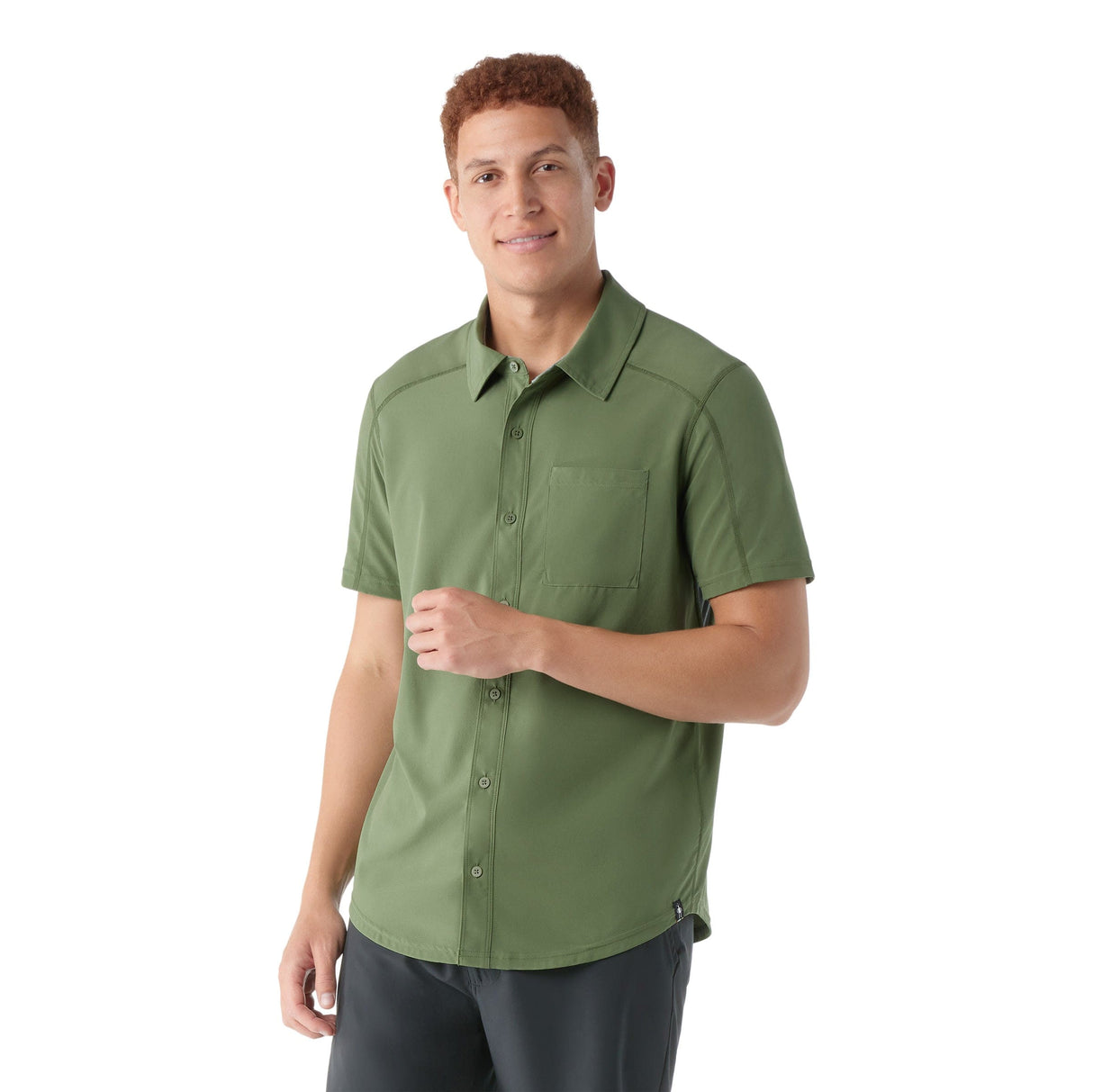 Smartwool Mens Printed Short-Sleeve Button Down  - 