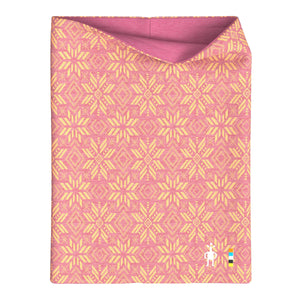 Smartwool Thermal Merino Reversible Neck Gaiter  -  One Size Fits Most / Garden Pink Digi Snow