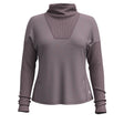 Smartwool Womens Thermal Merino Rib Top  -  X-Small / Chalk Violet Heather