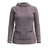 Smartwool Womens Thermal Merino Drape Neck Hoodie  -  Small / Chalk Violet Heather