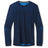 Smartwool Mens Intraknit Thermal Merino Base Layer Crew  -  X-Large / Deep Navy/Laguna Blue