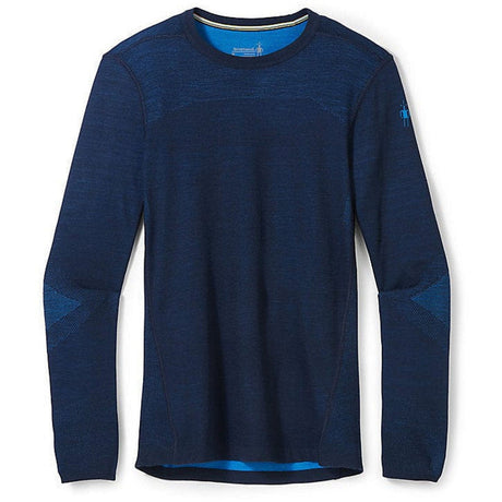 Smartwool Mens Intraknit Thermal Merino Base Layer Crew  -  X-Large / Deep Navy/Laguna Blue