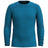 Smartwool Mens Intraknit Thermal Merino Base Layer Crew  -  Small / Nival Blue/Deep Navy