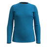 Smartwool Kids Classic Thermal Merino Base Layer Crew  -  XX-Small / Nival Blue Heather