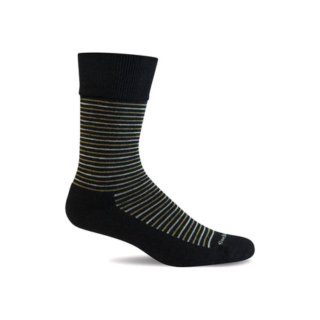 Sockwell Mens Kick Back Crew Socks  -  Medium/Large / Black