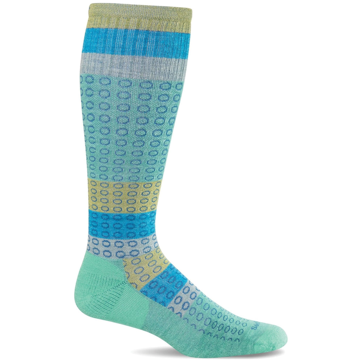 Sockwell Womens Full Circle Wide Calf Fit Moderate Compression Socks  -  Medium/Large / Spearmint