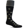 Sockwell Womens Busy Bee Moderate Compression Knee-High Socks  -  Small/Medium / Black