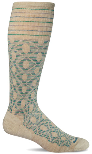 Sockwell Womens Etched Moderate Compression Socks