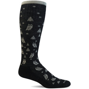 Sockwell Womens Wise Moderate Compression Knee-High Socks  -  Small/Medium / Black