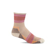 Sockwell Womens Cadence Moderate Compression 3/4 Crew Socks  -  Small/Medium / Natural