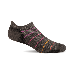 Sockwell Womens Interval Firm Compression Micro Socks  -  Small/Medium / Charcoal